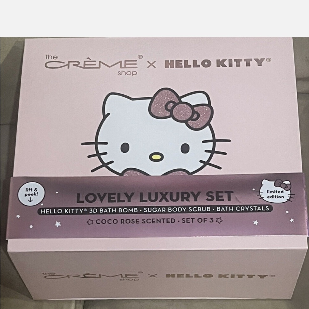 New Hello kitty limited edition lovely luxury bath spa kit - Picture 3 of 13